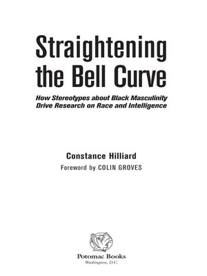 cover image of Straightening the Bell Curve